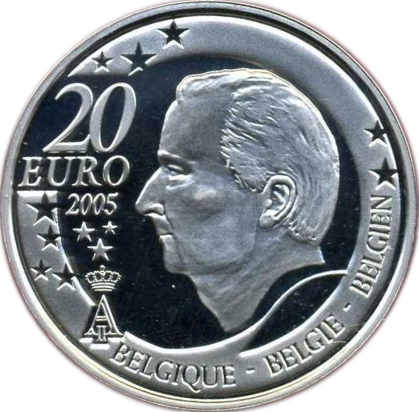 20 euro Belgium 'FiFa World Cup' 2005 (Proof)