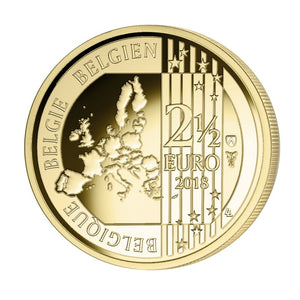 2,5 Euro Belgium 2018 FR/DE 'Red Devils' (BU)