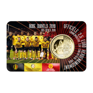 2,5 Euro Belgium 2018 FR/DE 'Red Devils' (BU)