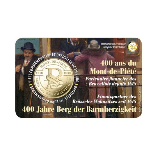 2,5 Euro Belgium 2018 FR/DE 'Mount of Piety' (BU)