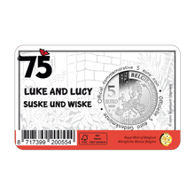 Load image into Gallery viewer, 5 euro &#39;75 years Suske &amp; Wiske / Bob et Bobette&#39; Coincard in colour
