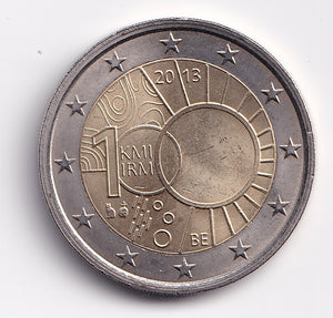 2 Euro 2013 Belgium 'Royal Meteorological Institute' (AU)